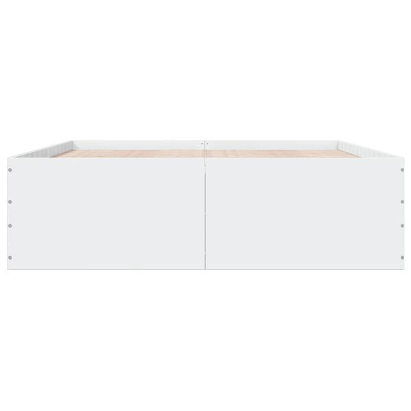 vidaXL Bed Frame without Mattress White 160x200 cm