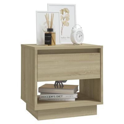 vidaXL Bedside Cabinets 2 pcs Sonoma Oak 45x34x44 cm Engineered Wood