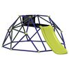 vidaXL Children Climbing Dome Blue 6FT with Slide Steel