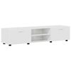 vidaXL TV Cabinet Set FLORIN High Gloss White Engineered Wood