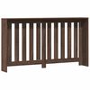 vidaXL Radiator Cover Brown Oak 149x20x82 cm Engineered Wood