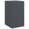 vidaXL Bedside Cabinet Anthracite 34.5x39x62 cm Steel