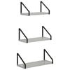 vidaXL Wall Shelves 3 pcs Concrete Grey 40 x 16 x 15.5 cm