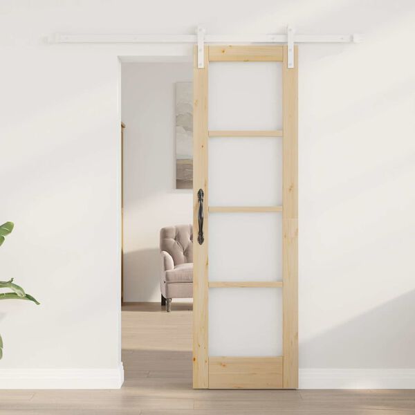 vidaXL Sliding Door ORKDAL Natural 61 x 198.5 cm