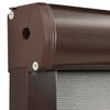vidaXL Roll down Insect Screen for Windows Brown 100x170 cm