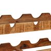 vidaXL Wine Rack Brown 100 x 45 x 33 cm Solid Rough Mango Wood