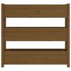 vidaXL Planter Honey Brown 112x25x104.5 cm Solid Wood Pine