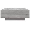 vidaXL Coffee Table Grey Sonoma 80x80x31 cm Engineered Wood