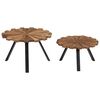 vidaXL Coffee Tables 2 pcs Solid Reclaimed Wood