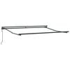 vidaXL Awning Frame Retractable Anthracite 3.5 x 2.5 m