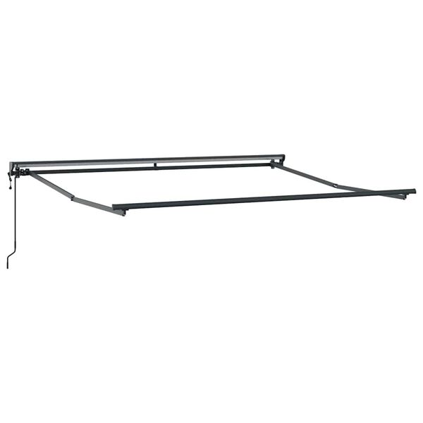 vidaXL Awning Frame Retractable Anthracite 3.5 x 2.5 m