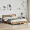 vidaXL Bed Frame Artisan Oak 120 x 200 cm Engineered Wood