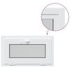 vidaXL Basement Window Internal Colour White RISOR 65 x 40 cm