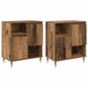 vidaXL Sideboards 2 pcs Old wood