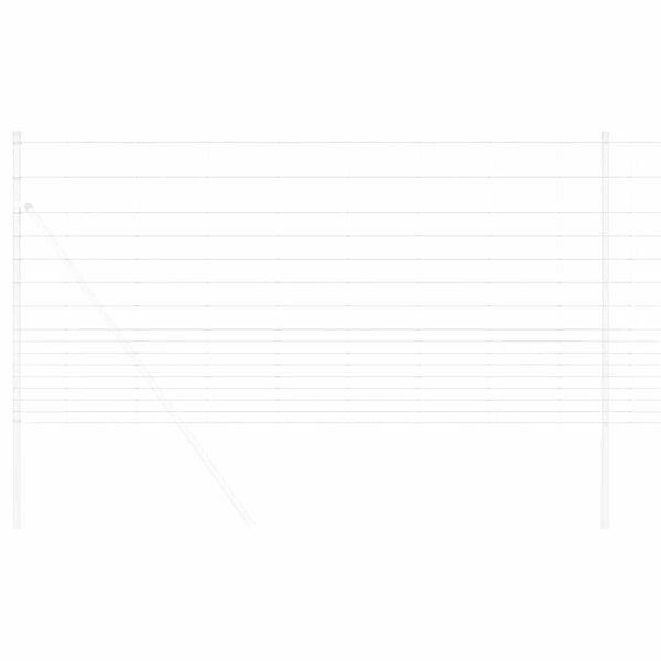 vidaXL Wild Fence Hot Dip Galvanized 1000 x 120 x 0.18 cm Iron
