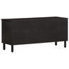 vidaXL TV Cabinet Black 100x33x46 cm Solid Wood Mango