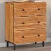 vidaXL Side Cabinet 60x33x75 cm Solid Wood Acacia