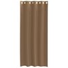 vidaXL Voile Curtains with Grommets 2 pcs Light Brown