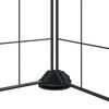 vidaXL 8-Panel Pet Cage with Door Black 35x35 cm Steel