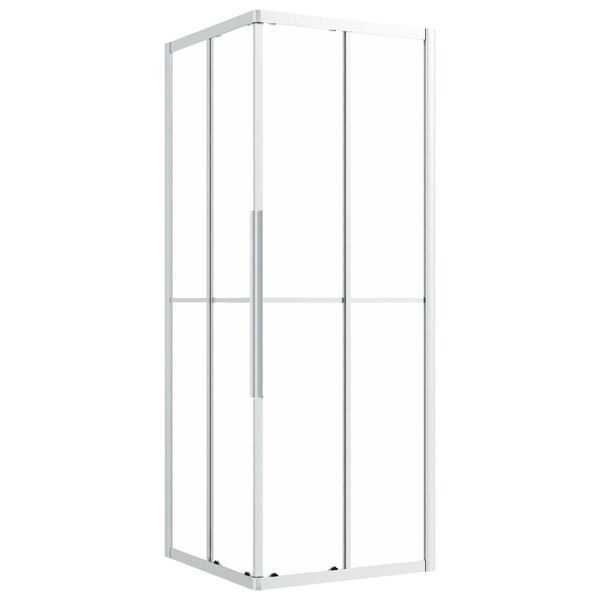 vidaXL Shower Cabin Frosted ESG 80x80x180 cm