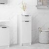 vidaXL Bathroom Cabinet High Gloss White 32x33.5x90 cm Engineered Wood