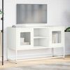 vidaXL TV Cabinet White 100.5x39x60.5 cm Steel
