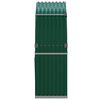 vidaXL Log Holder Green 120x45x140 cm Galvanised Steel