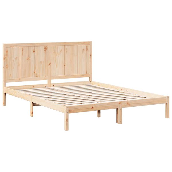 vidaXL Extra Long Bed Frame without Mattress 200x210 cm Solid Wood