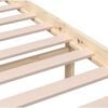 vidaXL Bed Frame without Mattress Solid Wood 200x200 cm (810102+814164)