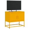 vidaXL TV Cabinet Mustard Yellow 68.5x39x60.5 cm Steel