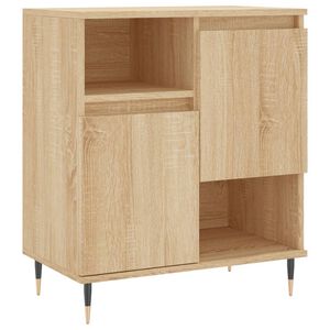 vidaXL Sideboard Sonoma Oak 60x35x70 cm Engineered Wood