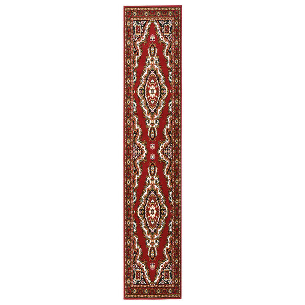 vidaXL Runner Rug BCF Oriental Red 80x500 cm