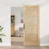 vidaXL Sliding Door ORKDAL Brown 86 x 211 cm Solid Pine Wood