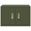 vidaXL Storage Cabinet Olive Green 60 x 40 x 40 cm Steel