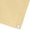 vidaXL Balcony Screen Sand 100 x 300 cm Oxford Fabric
