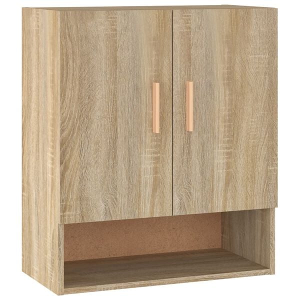 vidaXL Wall Cabinet Sonoma Oak 60x31x70 cm Engineered Wood