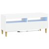 vidaXL LED TV Cabinet ARNHEM 100 x 35 x 43 cm White Engineered Wood
