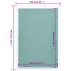 vidaXL Access Panel with Aluminium Frame and Plasterboard 400x600 mm