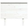 vidaXL Bed Headboard White 94x6x82.5 cm Solid Wood Pine