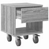 vidaXL Bedside Table 2 pcs Grey Sonoma 40.5 x 40 x 48 cm