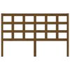vidaXL Bed Headboard Honey Brown 156x4x100 cm Solid Wood Pine