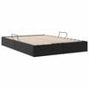 vidaXL Storage Bed with Mattress Black 140 x 190 cm Faux leather