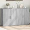 vidaXL Sideboards 2 pcs Grey Sonoma 60x31x70 cm Engineered Wood