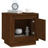 vidaXL Bedside Cabinet Brown Oak 44x35x45 cm Engineered Wood