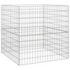 vidaXL Square Composter 100 x 100 x 100 cm Iron