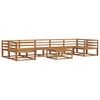 vidaXL Outdoor Sofa Set 8 pcs Natural Solid Acacia Wood
