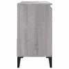 vidaXL Bathroom Cabinet Grey Sonoma 65x33x60 cm Engineered Wood