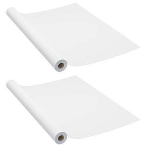 vidaXL Self-adhesive Furniture Films 2 pcs White 500x90 cm PVC