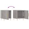 vidaXL Bedside Cabinets 2 pcs Grey Sonoma 40x40x50 cm Engineered Wood