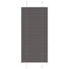 vidaXL Pleated Blind Black 65x150 cm Fabric Width 64.4 cm Polyester